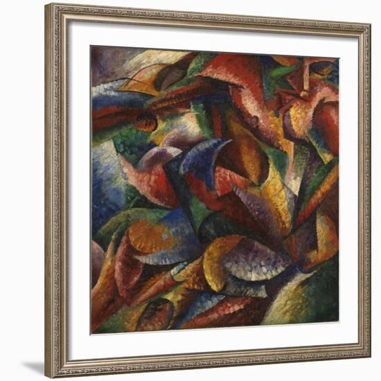 Dynamism of a Human Body (Dinamismo Di Un Corpo Umano)-Umberto Boccioni-Framed Giclee Print