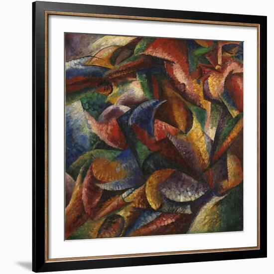 Dynamism of a Human Body (Dinamismo Di Un Corpo Umano)-Umberto Boccioni-Framed Giclee Print