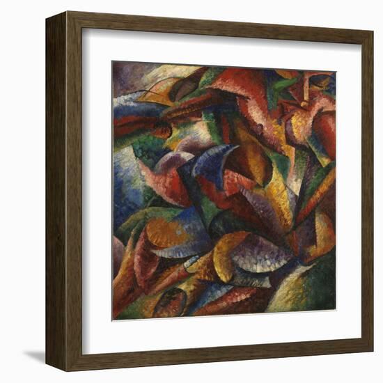 Dynamism of a Human Body (Dinamismo Di Un Corpo Umano)-Umberto Boccioni-Framed Giclee Print