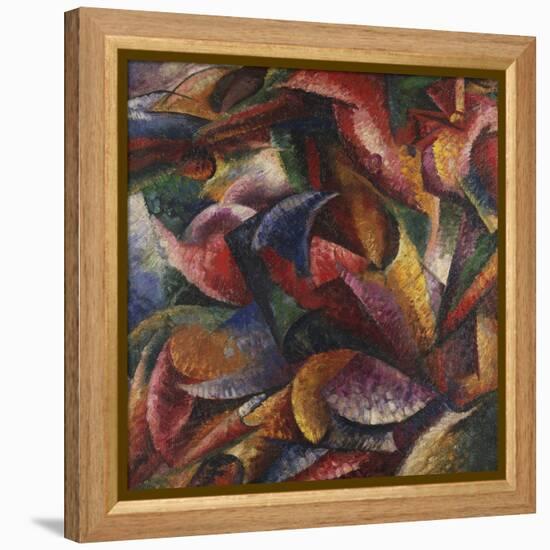 Dynamism of Human Body-Umberto Boccioni-Framed Premier Image Canvas