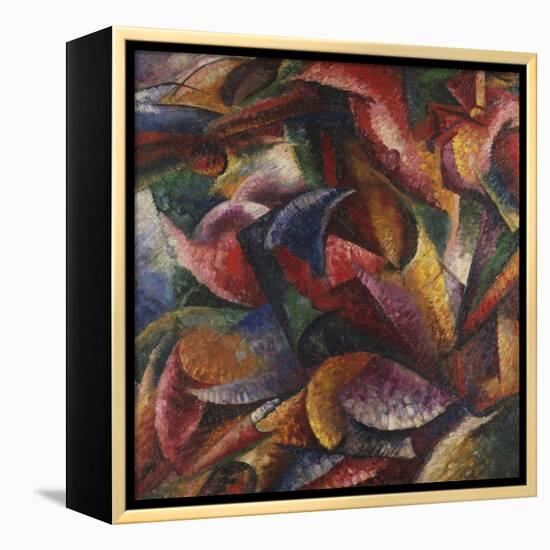 Dynamism of Human Body-Umberto Boccioni-Framed Premier Image Canvas