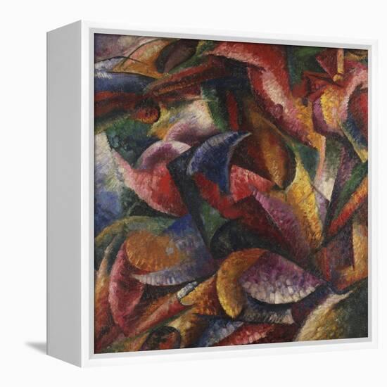 Dynamism of Human Body-Umberto Boccioni-Framed Premier Image Canvas