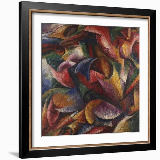 Dynamism of Human Body-Umberto Boccioni-Framed Premium Giclee Print