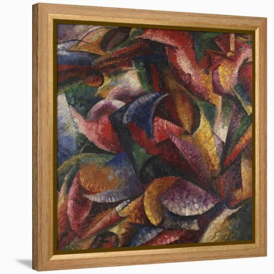 Dynamism of Human Body-Umberto Boccioni-Framed Premier Image Canvas