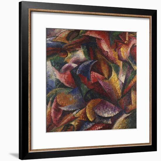 Dynamism of Human Body-Umberto Boccioni-Framed Giclee Print