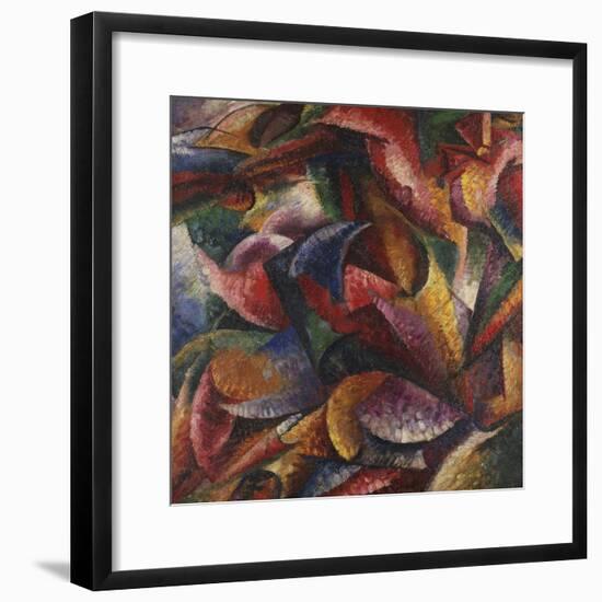 Dynamism of Human Body-Umberto Boccioni-Framed Giclee Print