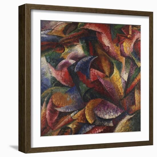 Dynamism of Human Body-Umberto Boccioni-Framed Giclee Print