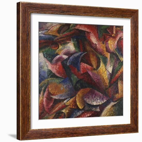 Dynamism of Human Body-Umberto Boccioni-Framed Giclee Print