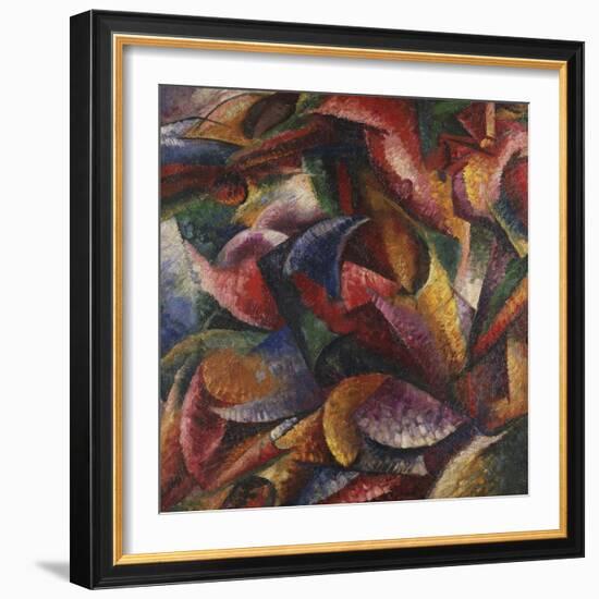 Dynamism of Human Body-Umberto Boccioni-Framed Giclee Print