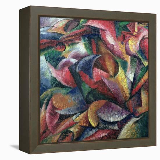 Dynamism of the Body, 1913-Umberto Boccioni-Framed Premier Image Canvas