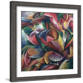 Dynamism of the Body, 1913-Umberto Boccioni-Framed Giclee Print