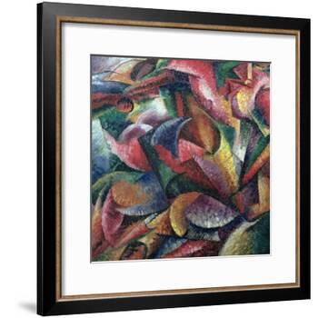 Dynamism of the Body, 1913-Umberto Boccioni-Framed Giclee Print