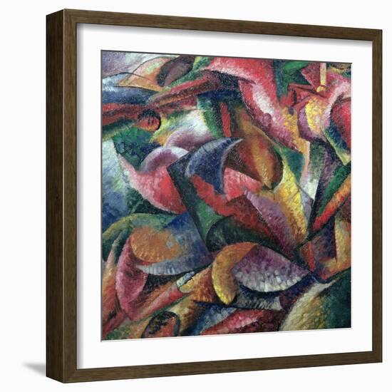 Dynamism of the Body, 1913-Umberto Boccioni-Framed Giclee Print