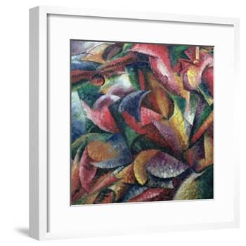 Dynamism of the Body, 1913-Umberto Boccioni-Framed Giclee Print