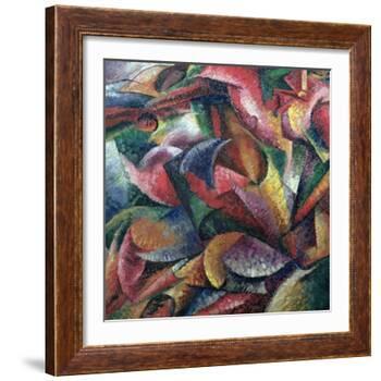 Dynamism of the Body, 1913-Umberto Boccioni-Framed Giclee Print