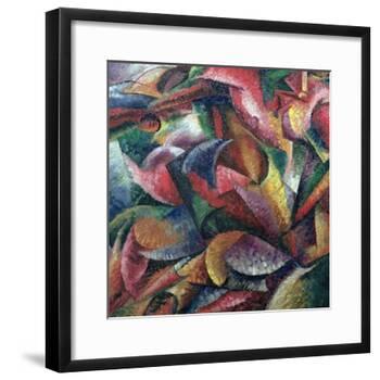 Dynamism of the Body, 1913-Umberto Boccioni-Framed Giclee Print
