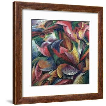 Dynamism of the Body, 1913-Umberto Boccioni-Framed Giclee Print