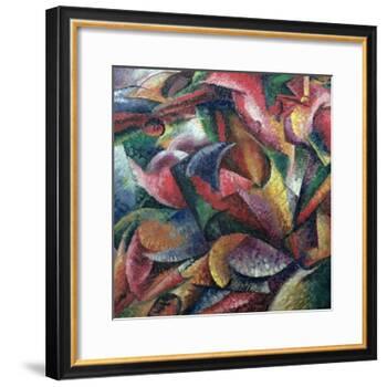 Dynamism of the Body, 1913-Umberto Boccioni-Framed Giclee Print