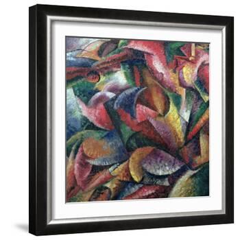 Dynamism of the Body, 1913-Umberto Boccioni-Framed Giclee Print