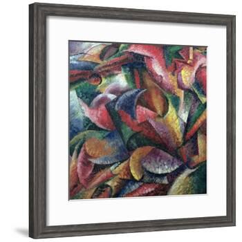 Dynamism of the Body, 1913-Umberto Boccioni-Framed Giclee Print