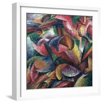 Dynamism of the Body, 1913-Umberto Boccioni-Framed Giclee Print