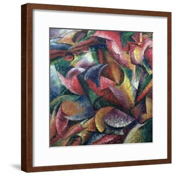 Dynamism of the Body, 1913-Umberto Boccioni-Framed Giclee Print