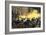 Dynamite Bomb Exploding Among Police Ranks during the Haymarket Square Riot in Chicago, c.1886-null-Framed Giclee Print
