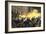 Dynamite Bomb Exploding Among Police Ranks during the Haymarket Square Riot in Chicago, c.1886-null-Framed Giclee Print