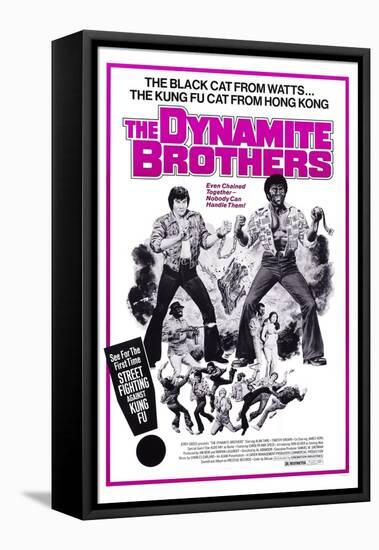 Dynamite Brothers, from Left: Alan Tang, Timothy Brown, 1974-null-Framed Stretched Canvas