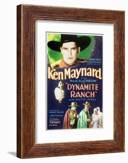 Dynamite Ranch - Movie Poster Reproduction-null-Framed Photo