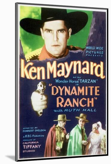 Dynamite Ranch - Movie Poster Reproduction-null-Mounted Photo