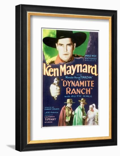 Dynamite Ranch - Movie Poster Reproduction-null-Framed Photo