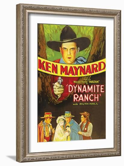 Dynamite Ranch-null-Framed Art Print