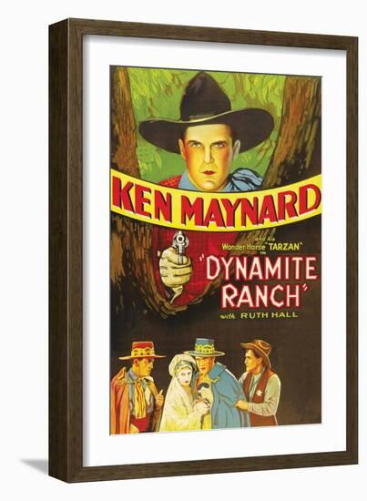 Dynamite Ranch-null-Framed Art Print
