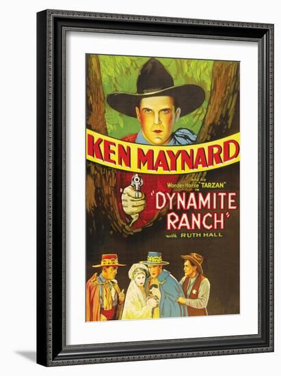 Dynamite Ranch-null-Framed Art Print