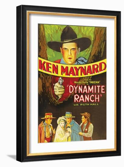 Dynamite Ranch-null-Framed Art Print