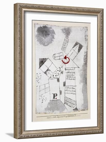 Dynamization of Houses P.-Paul Klee-Framed Giclee Print