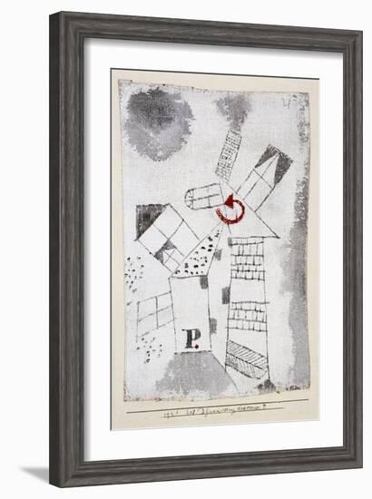 Dynamization of Houses P.-Paul Klee-Framed Giclee Print