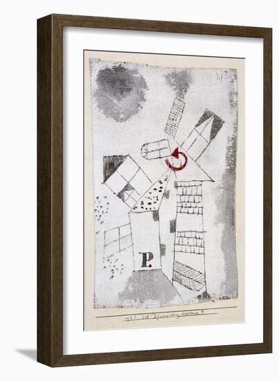 Dynamization of Houses P.-Paul Klee-Framed Giclee Print