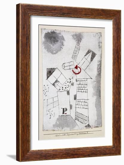 Dynamization of Houses P.-Paul Klee-Framed Giclee Print