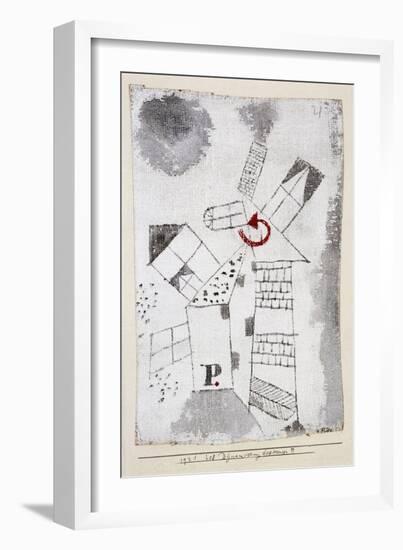 Dynamization of Houses P.-Paul Klee-Framed Giclee Print