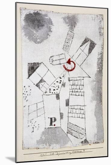 Dynamization of Houses P.-Paul Klee-Mounted Giclee Print