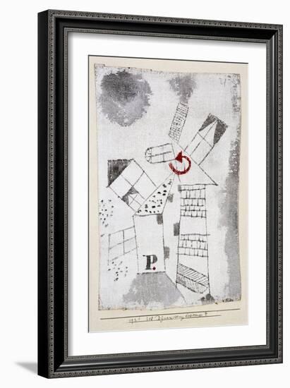 Dynamization of Houses P.-Paul Klee-Framed Giclee Print