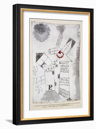 Dynamization of Houses P.-Paul Klee-Framed Giclee Print