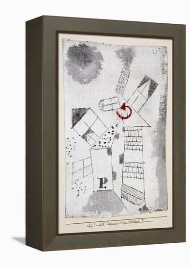 Dynamization of Houses P.-Paul Klee-Framed Premier Image Canvas