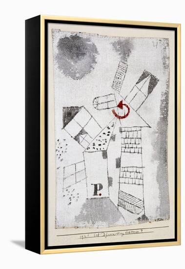 Dynamization of Houses P.-Paul Klee-Framed Premier Image Canvas