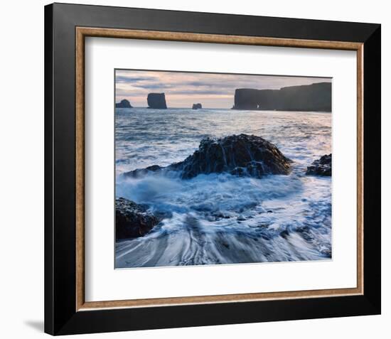 Dyrholaey-Hans Strand-Framed Art Print