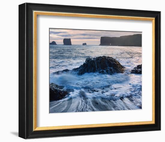 Dyrholaey-Hans Strand-Framed Art Print