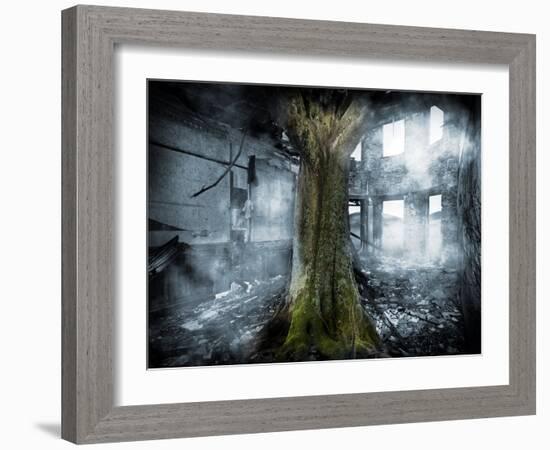 Dystopia, Conceptual Artwork-Victor Habbick-Framed Photographic Print