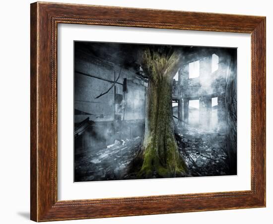 Dystopia, Conceptual Artwork-Victor Habbick-Framed Photographic Print